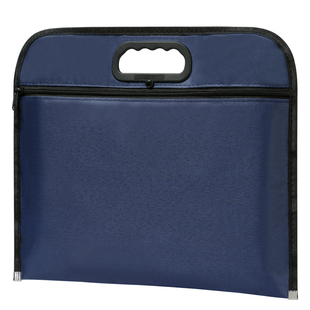 A4文件袋帆布多层公文包男女办公档案袋牛津布礼品手拎收纳资料袋