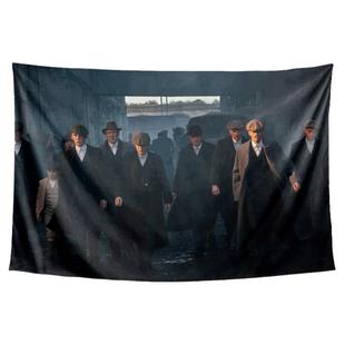 浴血黑帮剃刀党经典英剧周边创意房间墙壁装饰海报背景布挂布挂毯