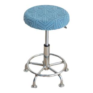 圆凳子套罩转椅椅子套垫圆形吧台美容美发凳套圆坐垫保护套升降椅