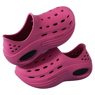 德国手术室拖鞋女款2025新款夏季洞洞鞋外穿医院专用防滑eva厚底