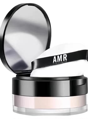 AMR男士散粉蜜粉控油防水定妆不脱妆修容粉饼哑光自然遮瑕持妆久