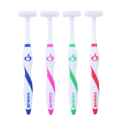 纯洁型竖刷式牙刷清洁护龈清新