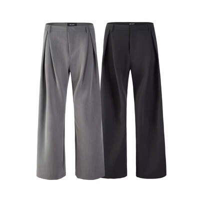 190高个子加长宽松微喇西裤