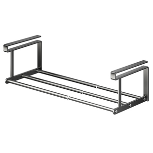 卫生间置物架洗脸盆架浴室柜下分层拖鞋面盆收纳架厕所伸缩悬挂架