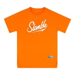 SLAMBLE儿童运动短袖T恤休闲短袖速干透气排汗训练篮球服夏季新