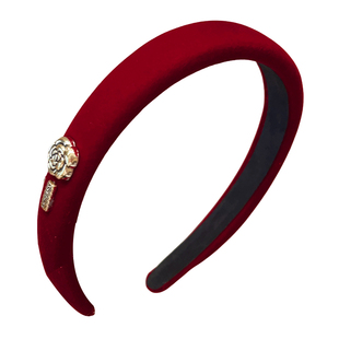 新年红色小香风发箍女高颅顶宽边2026新款洗脸高级感头箍秋冬发饰