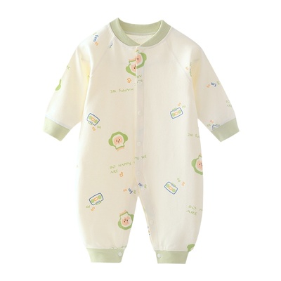 纯棉四季款秋冬婴儿连体衣