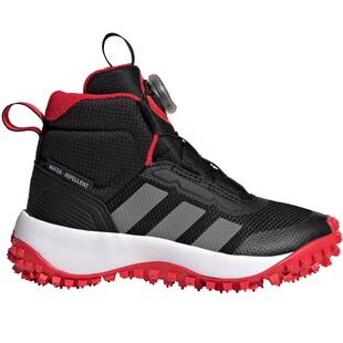 阿迪达斯童鞋25冬季男童运动鞋儿童BOA中帮御寒保暖雪地靴JR3105