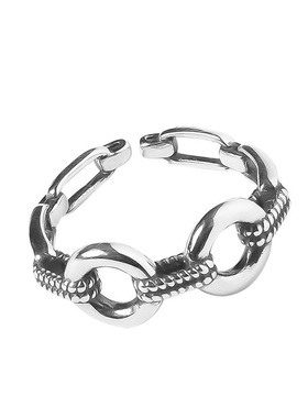 轻奢东大门猪鼻子小众设计戒指