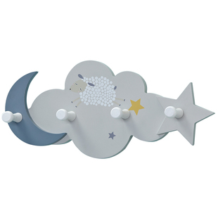 玄关挂钩儿童房墙上挂衣钩门后装饰创意卧室墙壁收纳衣帽钩免打孔