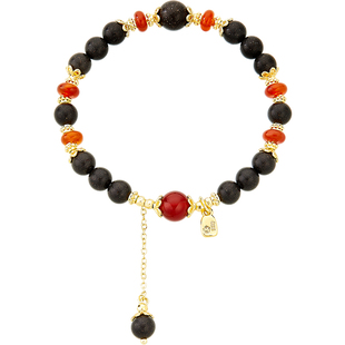 兰诺中药合香珠玛瑙手串女2026新款轻奢小众精致闺蜜手链生日礼物