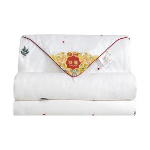 钱皇智系蚕丝被100桑蚕丝官方旗舰店正品双宫茧丝绵被冬被子被芯