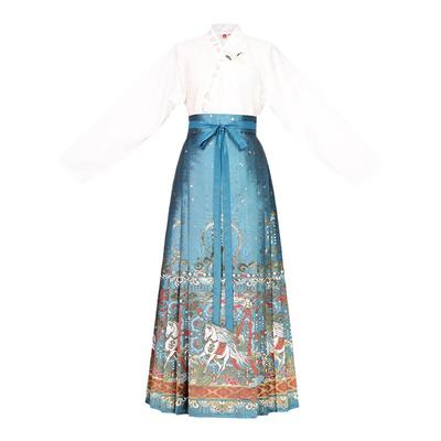 重回汉唐千里骏原创百搭马面裙