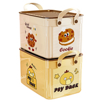 杂物收纳箱多功能零食玩具储物箱整理箱客厅家用收纳筐桌面收纳盒