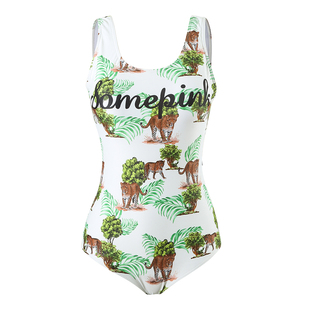 卓游大码游泳衣女胖mm200斤显瘦2025夏季新款爆款微胖学生竞速款