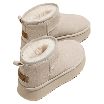 snowelf~真羊毛内里雪地靴保暖鞋