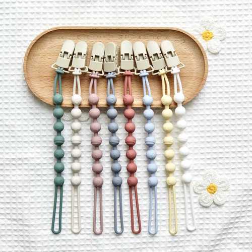 ins新款韩版奶嘴防丢链 咬咬乐牙胶防掉链 婴儿安抚奶嘴防掉链