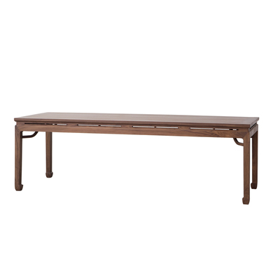 空器新中式黑胡桃木茶桌椅组合