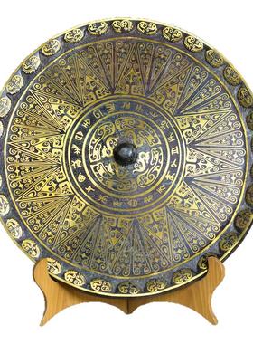 御如意大尺寸铜镜中式样板间装饰