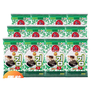 韩国进口九日牌海苔原装韩式儿童即食零食拌饭包饭专用烤紫菜片