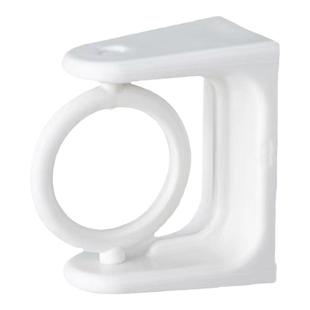 吊顶装可转向圈伸缩杆挂钩撑杆固定支架免打孔侧托杆架窗帘挂杆夹