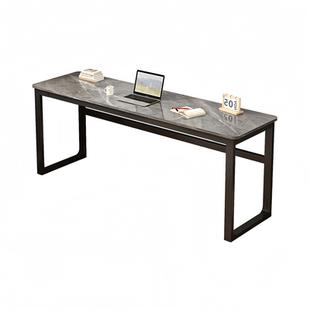 岩板书桌玄关桌靠墙窄吧台长条桌卧室家用入户门玄关台办公电脑桌