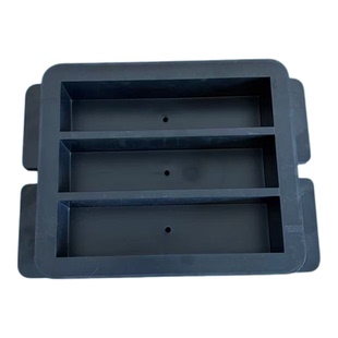 加厚100三联抗压混凝土塑料试模70.7砂浆砼150方抗压抗渗试块模具