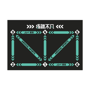 爱高室内足球训练垫送教学视频足球训练毯足球训练辅助器材防滑