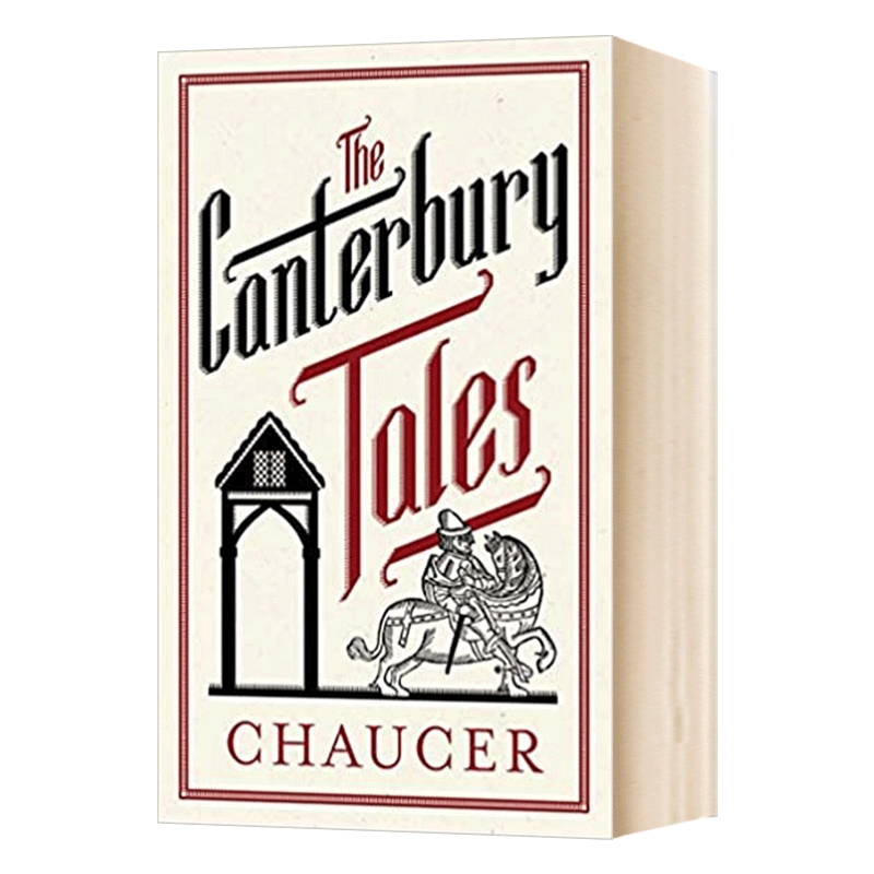 坎特伯雷故事集 The Canterbury Tales Alma Classics Evergreens 英文原版 Geoffrey Chaucer 全英文版进口原版英语书籍