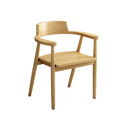 北欧风实木广岛椅纯橡木