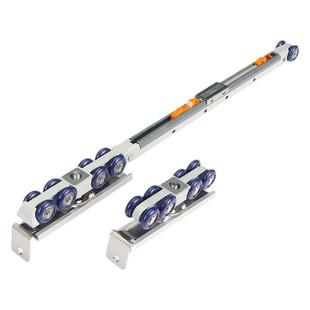 吊轨推拉门厨房木门双向阻尼缓冲吊轮移门轨道滑轮吊滑轨全套配件