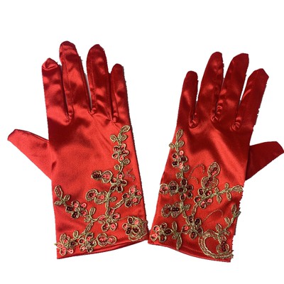 唯美忆纱手工手套新娘手套