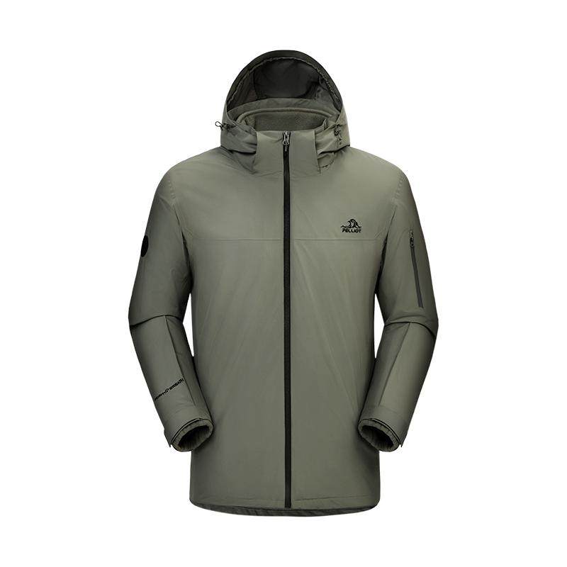 【追风】伯希和户外冲锋衣女新款三合一抓绒内胆徒步登山服外套男