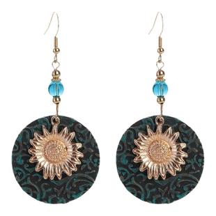 复古度假超仙羽毛云南民族风耳饰波西米亚风配饰耳夹无耳洞耳环女