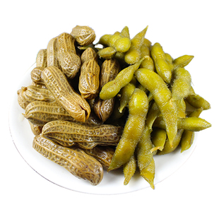 亿生旺卤汁花生五香毛豆真空袋装即食卤味带壳咸味水煮花生毛豆