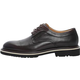 利郎官方 牛皮德比鞋低帮正装鞋男士2026夏季新款系带防滑皮鞋男