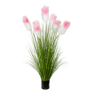 仿真芦苇花干花客厅落地摆件假花居家装饰品网红花艺植物室内盆栽