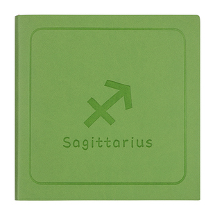 十二星座 方形速写本随身绘画本素描本手绘本空白本笔记本本子画画本写生本小画本手账本旅行盖章本印章收集