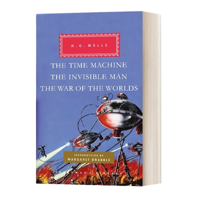 英文原版 The Time Machine The Invisible Man The War of the Worlds 时间机器 隐形人 世界大战 精装毛边 进口英语书籍外文小说