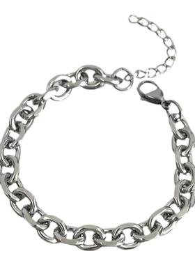 钛钢古巴手链欧美街头嘻哈