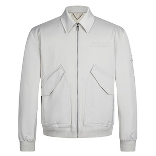 【90白鸭绒/轻薄款】曼加龙男士冬季外套翻领飞行夹克羽绒服保暖