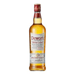 Dewar's 帝王白牌白标调配苏格兰威士忌 英国进口洋酒烈酒750ml