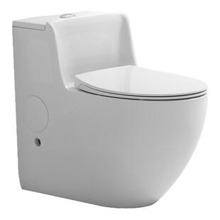 NBTO彩色马桶家用坐便虹吸式全靠墙坐厕贴墙200/250/350/500坑距