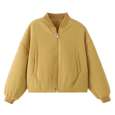 立领棒球服棉服外套宽松显瘦上衣