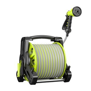 芝浦水管软管收纳架家用卷管器浇花洗车高压水枪防冻水管架套装