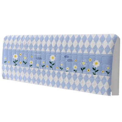 兰浅纱床头套床头罩加厚夹棉防撞