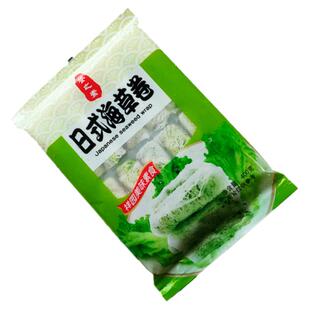 素心坊素食绿祥园仿荤冷冻素食日式海草卷400g大豆蛋白魔芋制斋菜