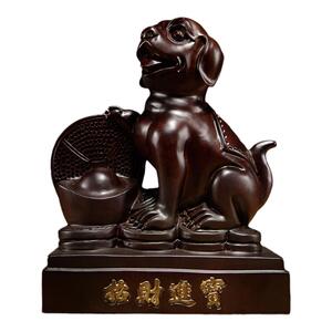 雕刻动物红木家居客厅生日工艺品