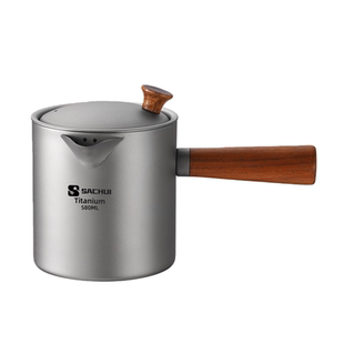 纯钛侧把茶壶户外围炉煮茶壶养生花茶高档泡茶壶带过滤网茶具套装