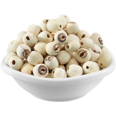 莲子干货去芯无硫野生有心莲子新鲜磨皮去心白莲子通心有芯莲米